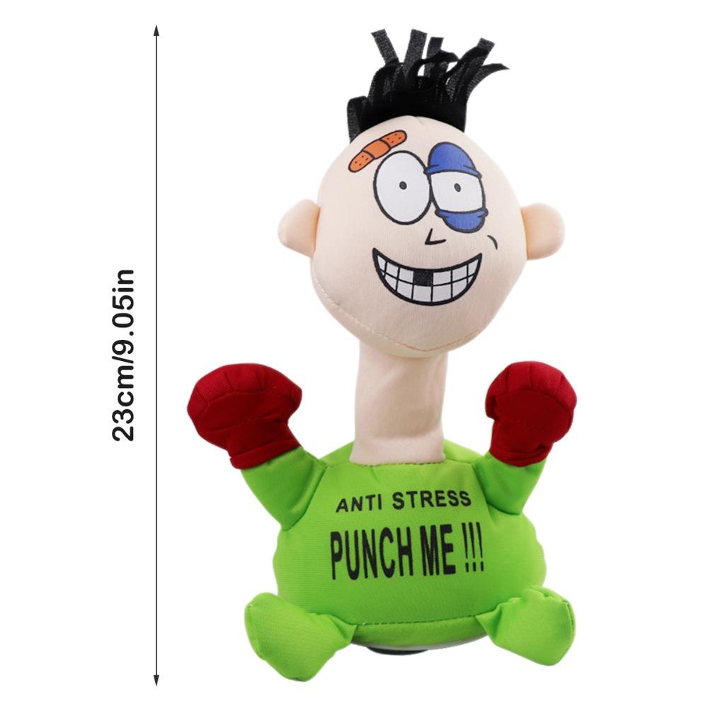 STONESKY Electric Plush Toy Punch Hit Me Villain Creative Vent Decompression Doll Toys US