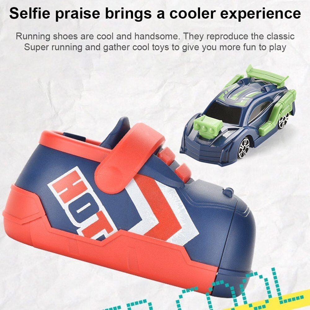 STONESTAR Kid's Creative Running Shoes Car Shooting Car Set Racing Vehicle Game Boys Toys