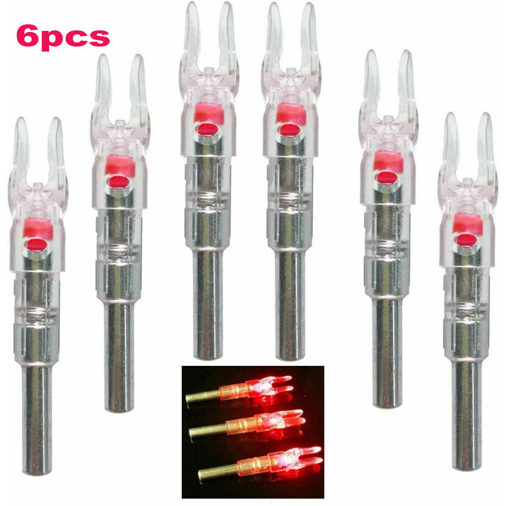 StoneSky 6PCS Automatically Led Lighted Nocks for Arrows with .244"/6.2mm Inside Diameter