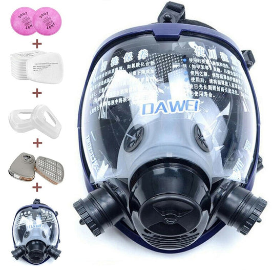 StoneSky 17 in1 Full Face Gas Mask Facepiece Respirator For Painting Spraying 6800 Series