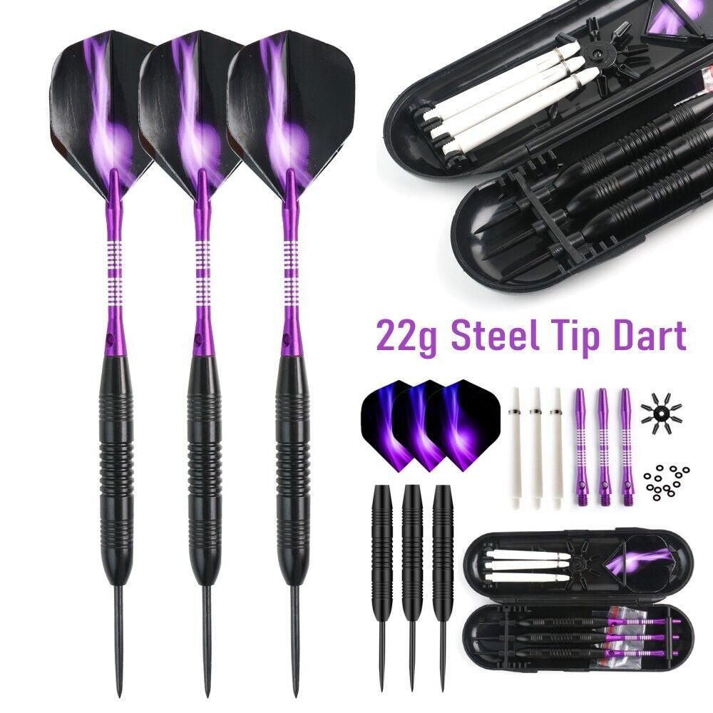 StoneSky 3Pcs 22g Professional Competition Tungsten Steel Needle Tip Darts Set With Case