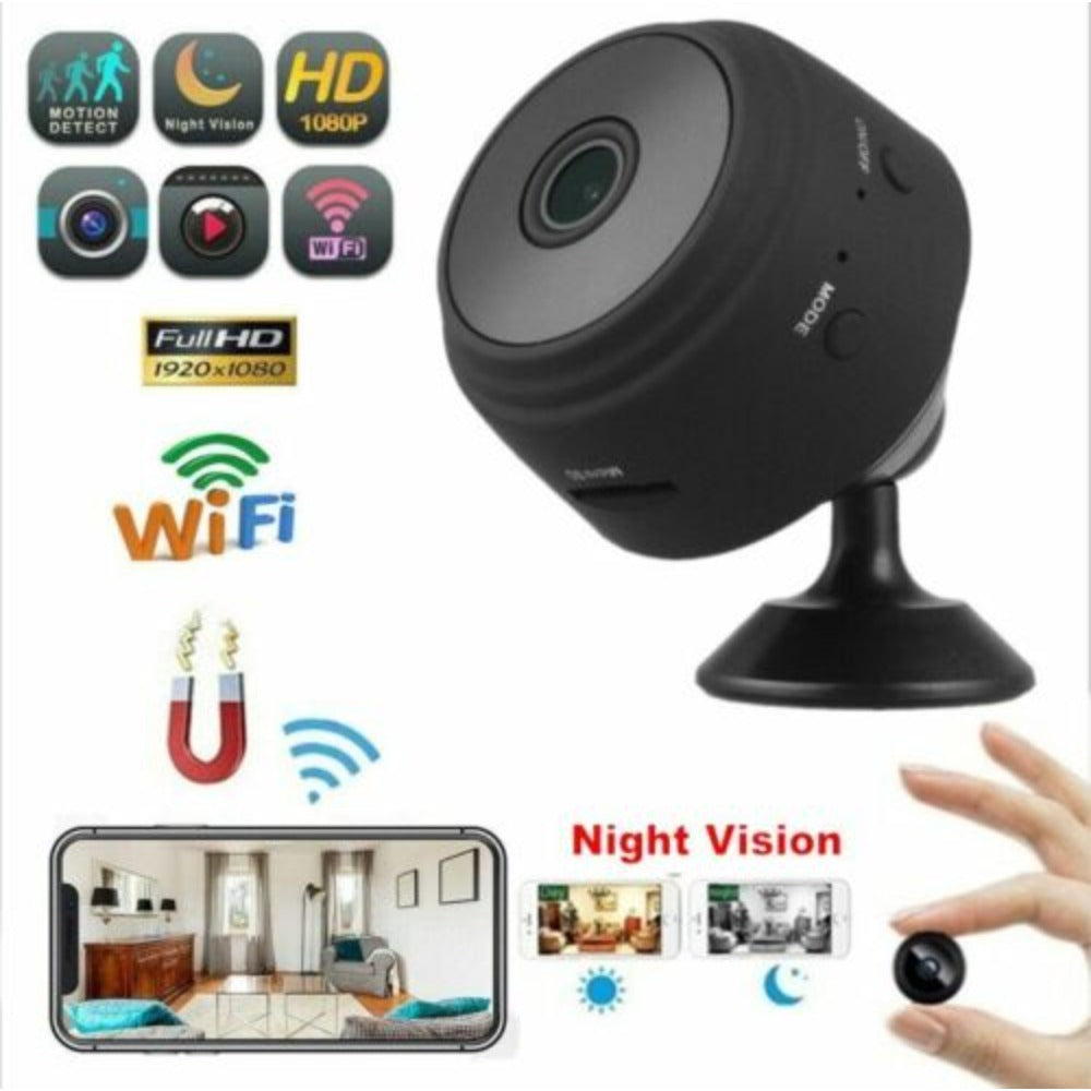 StoneSky Mini Hidden Spy Camera Wireless Wifi Home Security Night Vision HD 1080P w/ 32GB