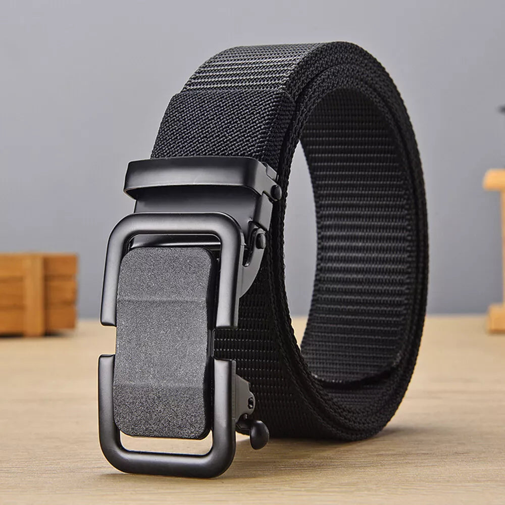 STONESKY Men's Casual Military Tactical Belt Security Adjustable Quick Release Belt