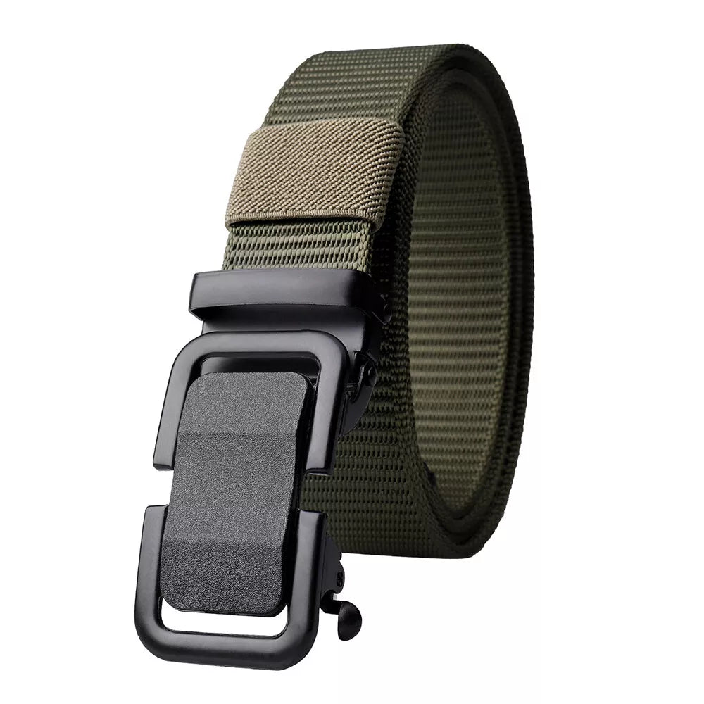 STONESKY Men's Casual Military Tactical Belt Security Adjustable Quick Release Belt