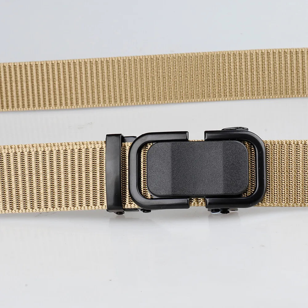 STONESKY Men's Casual Military Tactical Belt Security Adjustable Quick Release Belt